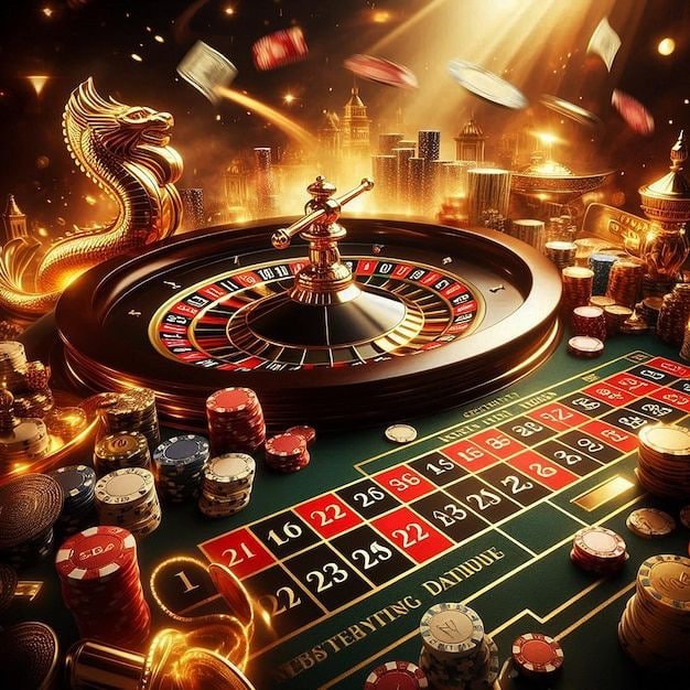 Kartu fitur lasvegas123 bernuansa neon modern